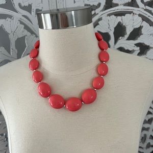 Coral Tone Beaded Necklace